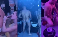 La mujeres se volvieron loca con el stripper en la discoteca xxx